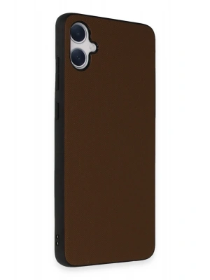 Newface Samsung Galaxy A05 Kılıf Taft Kapak - Kahverengi