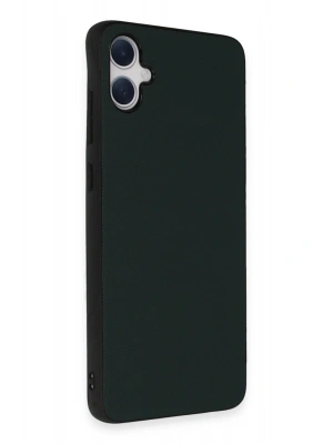 Newface Samsung Galaxy A05 Kılıf Taft Kapak - Koyu Yeşil