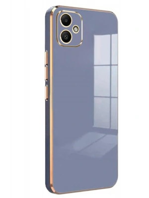 Newface Samsung Galaxy A05 Kılıf Volet Silikon - Mavi