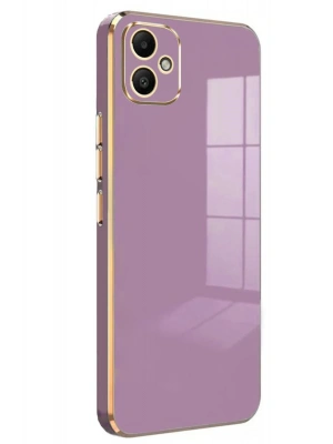 Newface Samsung Galaxy A05 Kılıf Volet Silikon - Mor