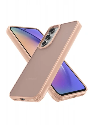 Newface Samsung Galaxy A05S Kılıf Elegant Kapak - Pudra
