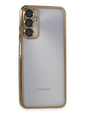 Newface Samsung Galaxy A05S Kılıf Razer Lensli Silikon - Gold