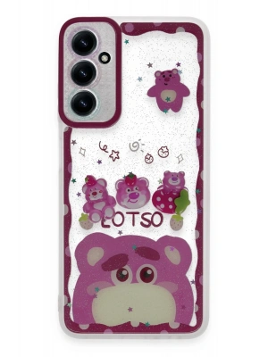 Newface Samsung Galaxy A05S Kılıf Sweet Desenli Silikon Kapak - Pembe