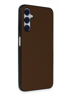 Newface Samsung Galaxy A05S Kılıf Taft Kapak - Kahverengi