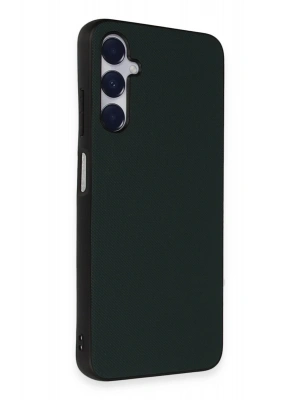 Newface Samsung Galaxy A05S Kılıf Taft Kapak - Koyu Yeşil