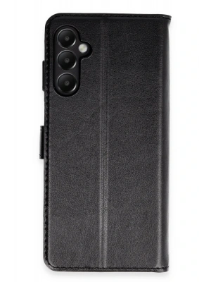 Newface Samsung Galaxy A05S Kılıf Trend S Plus Kapaklı Kılıf - Siyah