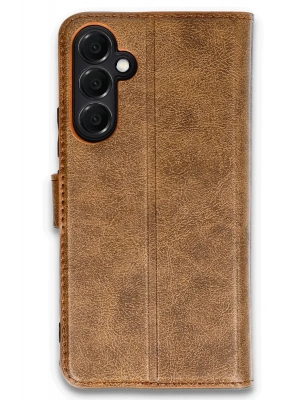 Newface Samsung Galaxy A05S Kılıf Trend S Plus Kapaklı Kılıf - Taba