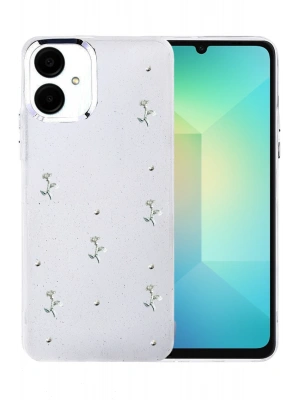 Newface Samsung Galaxy A06 Fiyonk Desenli Kapak - Desen 2