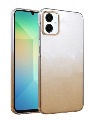 Newface Samsung Galaxy A06 Glossy Kapak - Çöl Titanyum