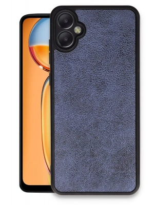 Newface Samsung Galaxy A06 Kılıf Aras Deri Kapak - Lacivert