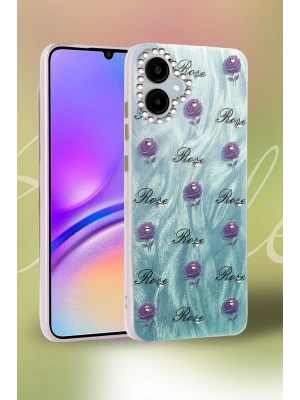 Newface Samsung Galaxy A06 Kılıf Blade Aynalı Desenli Kapak - Desen 2