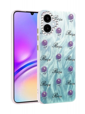 Newface Samsung Galaxy A06 Kılıf Blade Aynalı Desenli Kapak - Desen 9