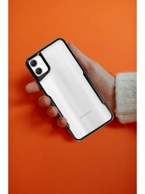 Newface Samsung Galaxy A06 Kılıf Boyi Silikon Kapak - Siyah