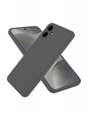 Newface Samsung Galaxy A06 Kılıf First Silikon - Gri