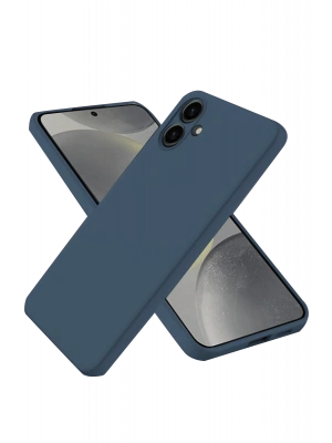 Newface Samsung Galaxy A06 Kılıf First Silikon - Lacivert