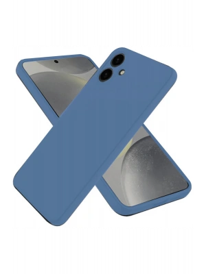 Newface Samsung Galaxy A06 Kılıf First Silikon - Mavi