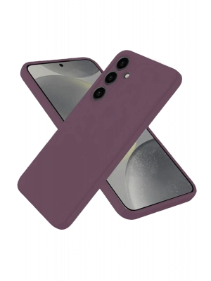 Newface Samsung Galaxy A06 Kılıf First Silikon - Mürdüm