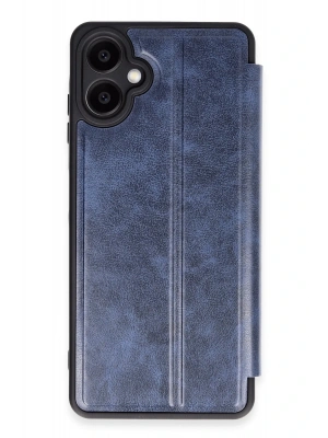 Newface Samsung Galaxy A06 Kılıf Flip Cover - Lacivert