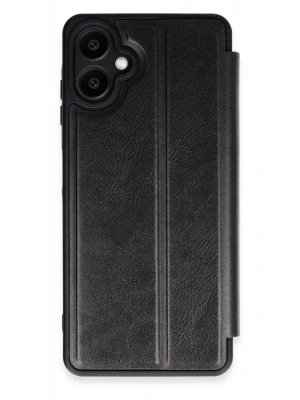 Newface Samsung Galaxy A06 Kılıf Flip Cover - Siyah