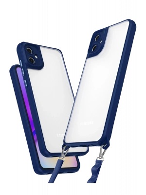 Newface Samsung Galaxy A06 Kılıf Penta Silikon Kılıf - Lacivert