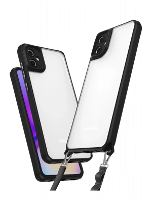 Newface Samsung Galaxy A06 Kılıf Penta Silikon Kılıf - Siyah