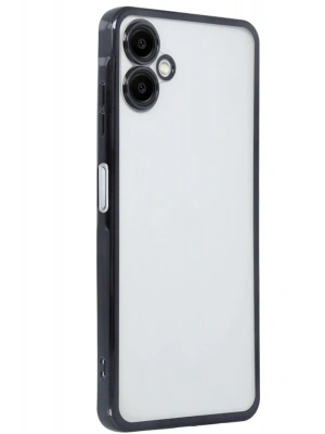 Newface Samsung Galaxy A06 Kılıf Razer Lensli Silikon - Siyah