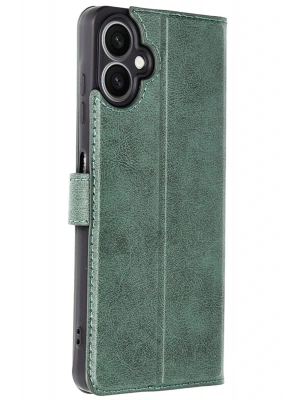 Newface Samsung Galaxy A06 Kılıf Trend S Plus Kapaklı Kılıf - Yeşil