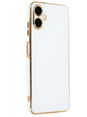 Newface Samsung Galaxy A06 Kılıf Volet Silikon - Beyaz
