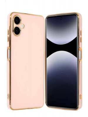 Newface Samsung Galaxy A06 Kılıf Volet Silikon - Pembe