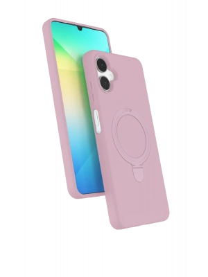 Newface Samsung Galaxy A06 Regal Magsafe Standlı Kapak - Açık Pembe