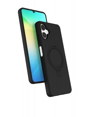 Newface Samsung Galaxy A06 Regal Magsafe Standlı Kapak - Siyah