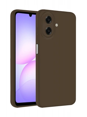 Newface Samsung Galaxy A07 4G First Silikon - Kahverengi