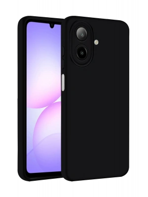 Newface Samsung Galaxy A07 4G First Silikon - Siyah