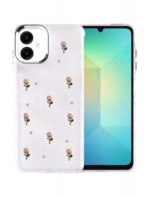 Newface Samsung Galaxy A07 4G Fiyonk Desenli Kapak - Desen 6