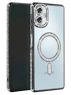 Newface Samsung Galaxy A07 4G Joke Simli Magneticsafe Kılıf - Siyah