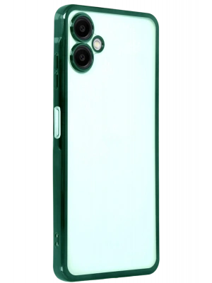 Newface Samsung Galaxy A07 4G Razer Lensli Silikon - Yeşil