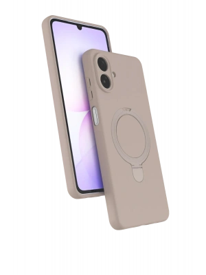 Newface Samsung Galaxy A07 4G Regal Magsafe Standlı Kapak - Çöl Titanyum