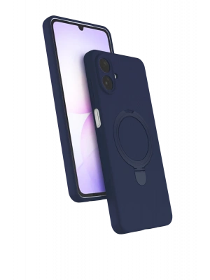 Newface Samsung Galaxy A07 4G Regal Magsafe Standlı Kapak - Lacivert