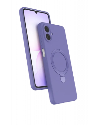 Newface Samsung Galaxy A07 4G Regal Magsafe Standlı Kapak - Lila