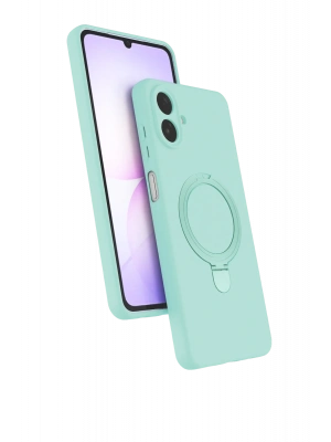 Newface Samsung Galaxy A07 4G Regal Magsafe Standlı Kapak - Su Yeşili