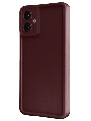 Newface Samsung Galaxy A07 4G Viera Silikon - Bordo