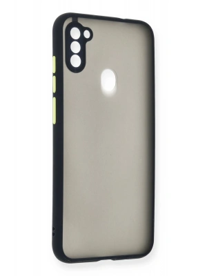 Newface Samsung Galaxy A11 Kılıf Montreal Silikon Kapak - Lacivert