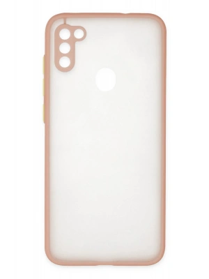 Newface Samsung Galaxy A11 Kılıf Montreal Silikon Kapak - Pembe