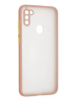 Newface Samsung Galaxy A11 Kılıf Montreal Silikon Kapak - Pembe