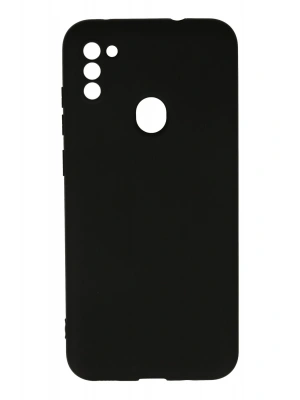 Newface Samsung Galaxy A11 Kılıf Nano içi Kadife Silikon - Siyah