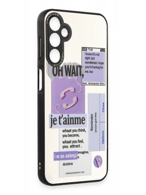 Newface Samsung Galaxy A14 4G Kılıf Mirror Desenli Kapak - Mirror - 4