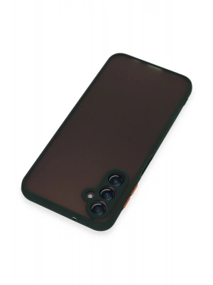 Newface Samsung Galaxy A14 4G Kılıf Montreal Silikon Kapak - Yeşil