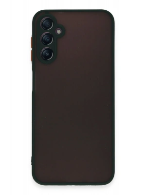 Newface Samsung Galaxy A14 4G Kılıf Montreal Silikon Kapak - Yeşil