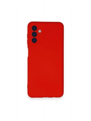 Newface Samsung Galaxy A14 4G Kılıf Nano içi Kadife Silikon - Kırmızı