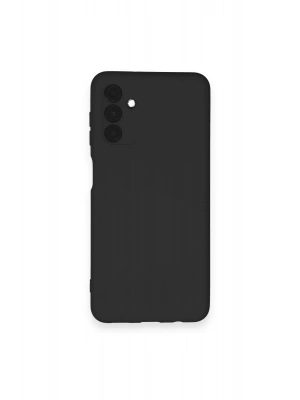 Newface Samsung Galaxy A14 4G Kılıf Nano içi Kadife Silikon - Siyah